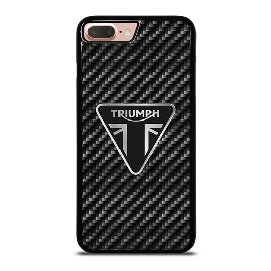Triumph Motorcycle Carbon Logo iPhone 7 Plus / 8 Plus Case