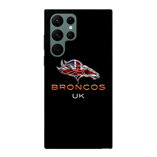 UK Denver Broncos Samsung Galaxy S22 Ultra 5G Case