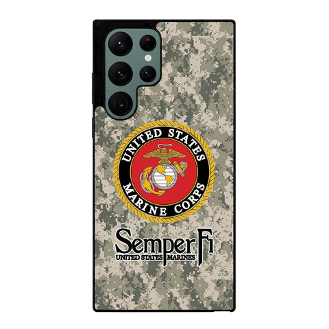 USMC US Marine Corps Samsung Galaxy S22 Ultra 5G Case