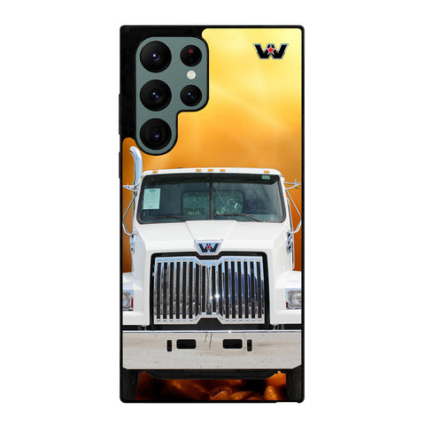 White Western Star Truck Samsung Galaxy S22 Ultra 5G Case