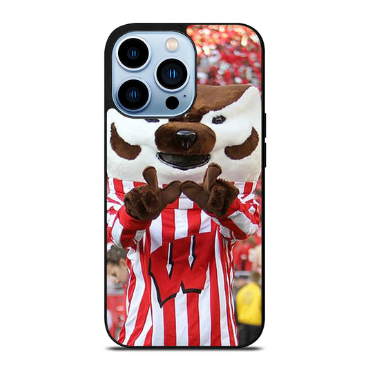 Wisconsin Mascot Image iPhone 13 Pro Max Case