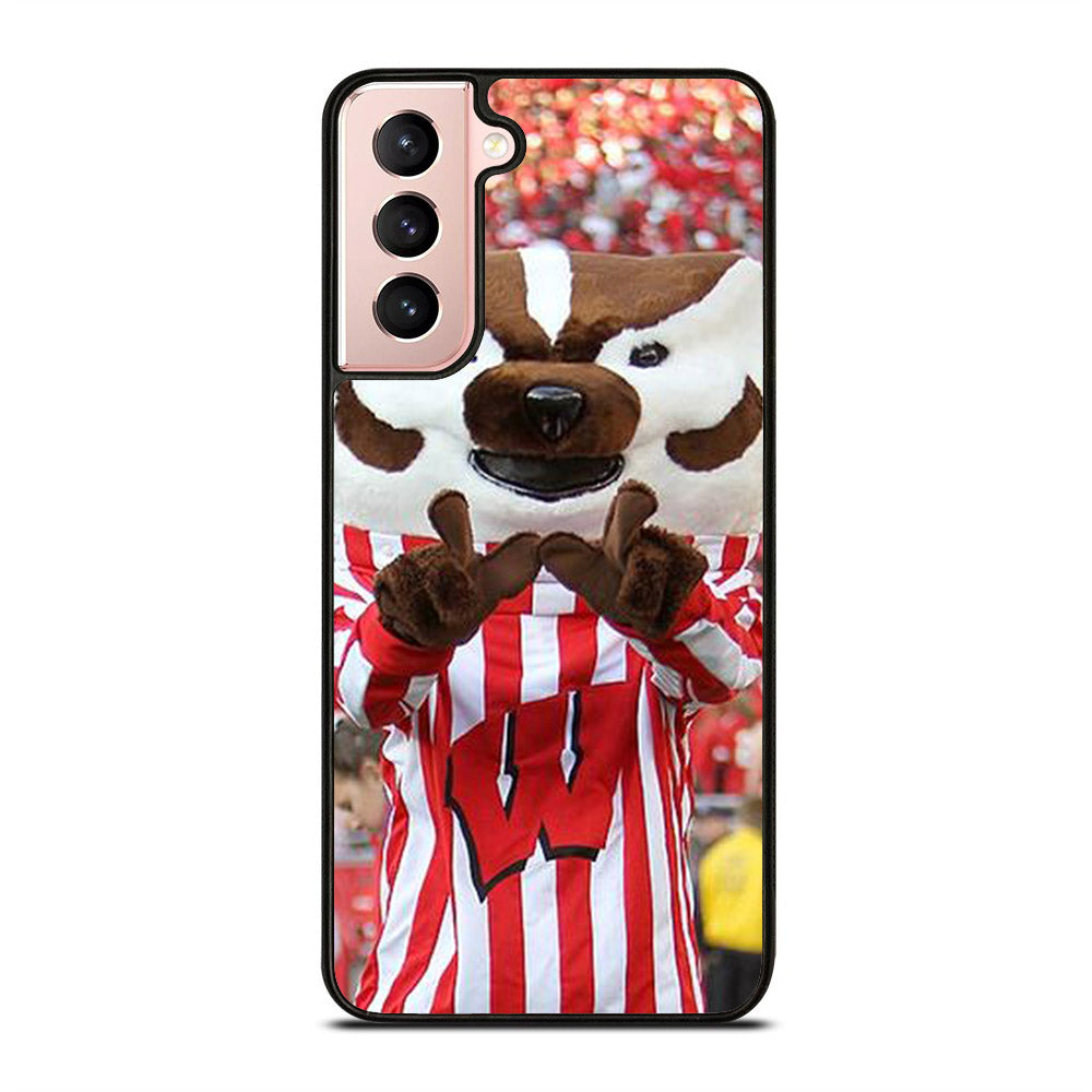 Wisconsin Mascot Image Samsung Galaxy S21 5G Case