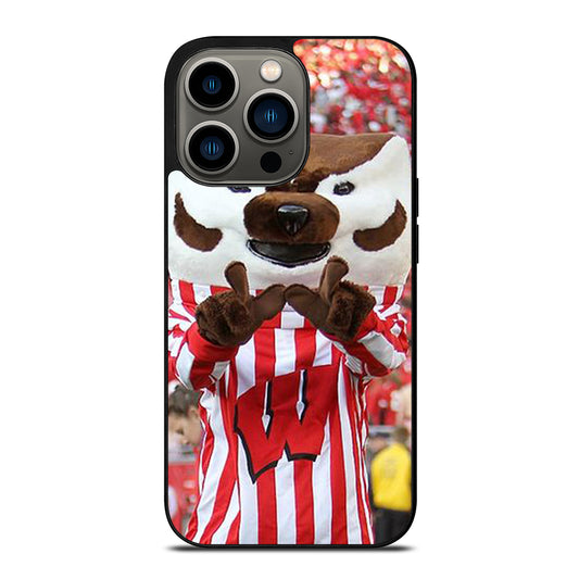 Wisconsin Mascot Image iPhone 13 Pro Case