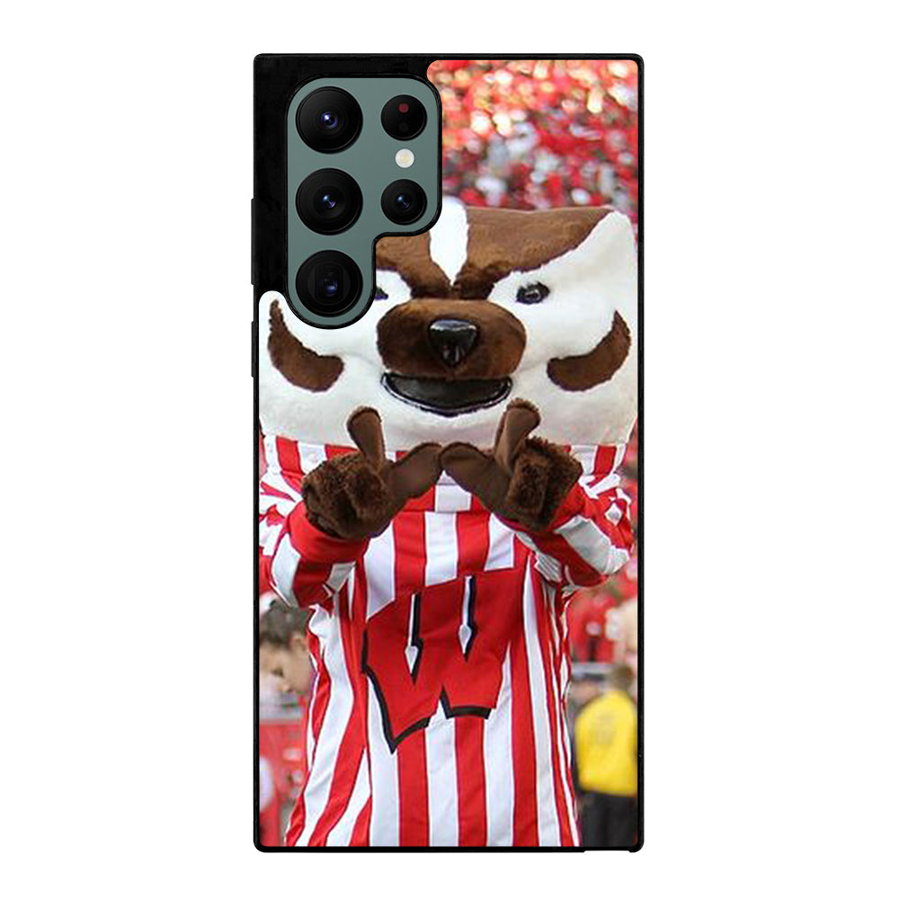Wisconsin Mascot Image Samsung Galaxy S22 Ultra 5G Case