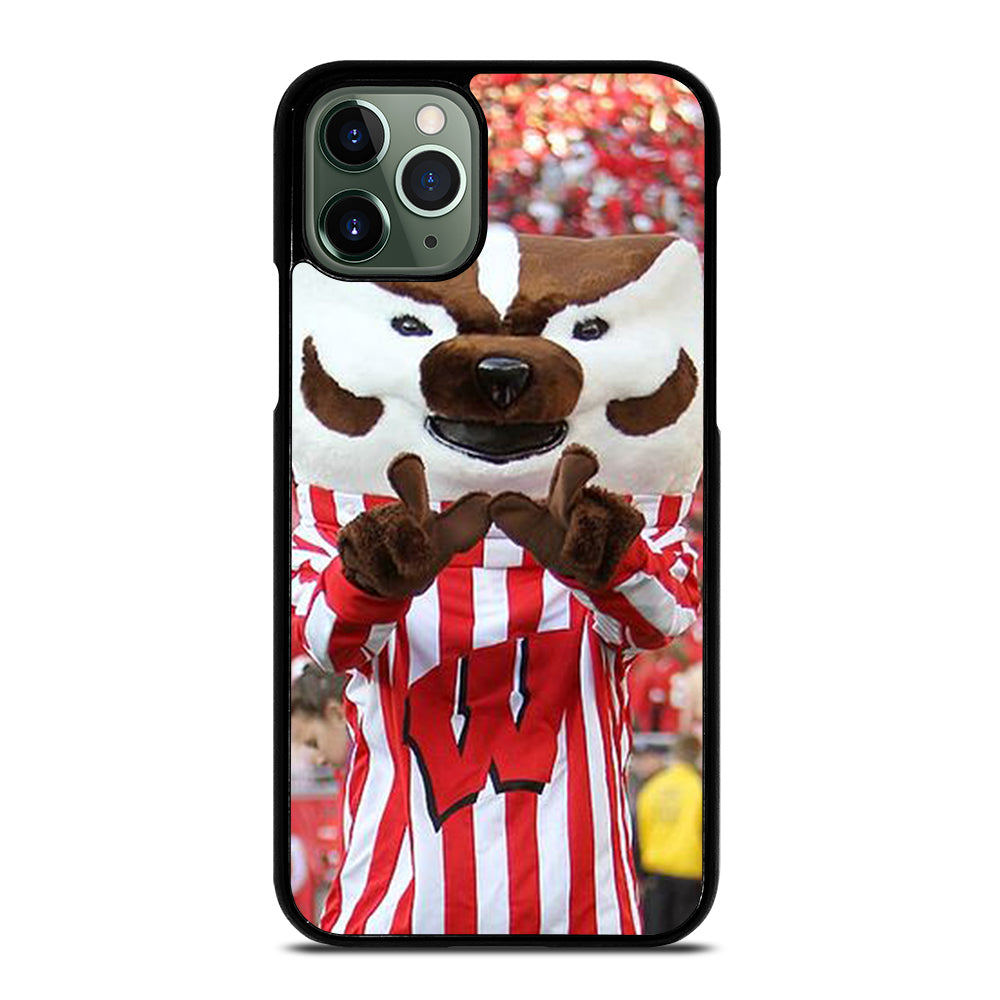 Wisconsin Mascot Image iPhone 11 Pro Max Case