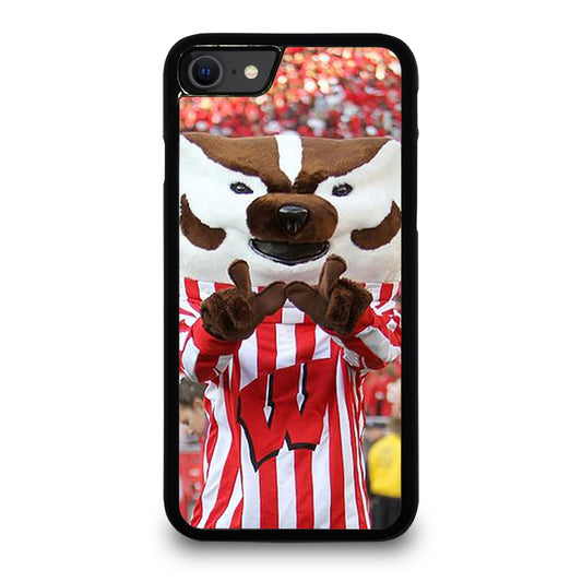 Wisconsin Mascot Image iPhone SE 2020 Case