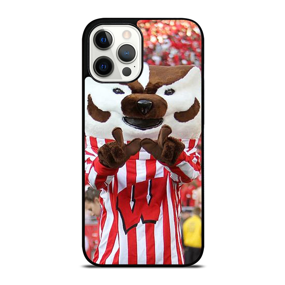 Wisconsin Mascot Image iPhone 12 Pro Max Case
