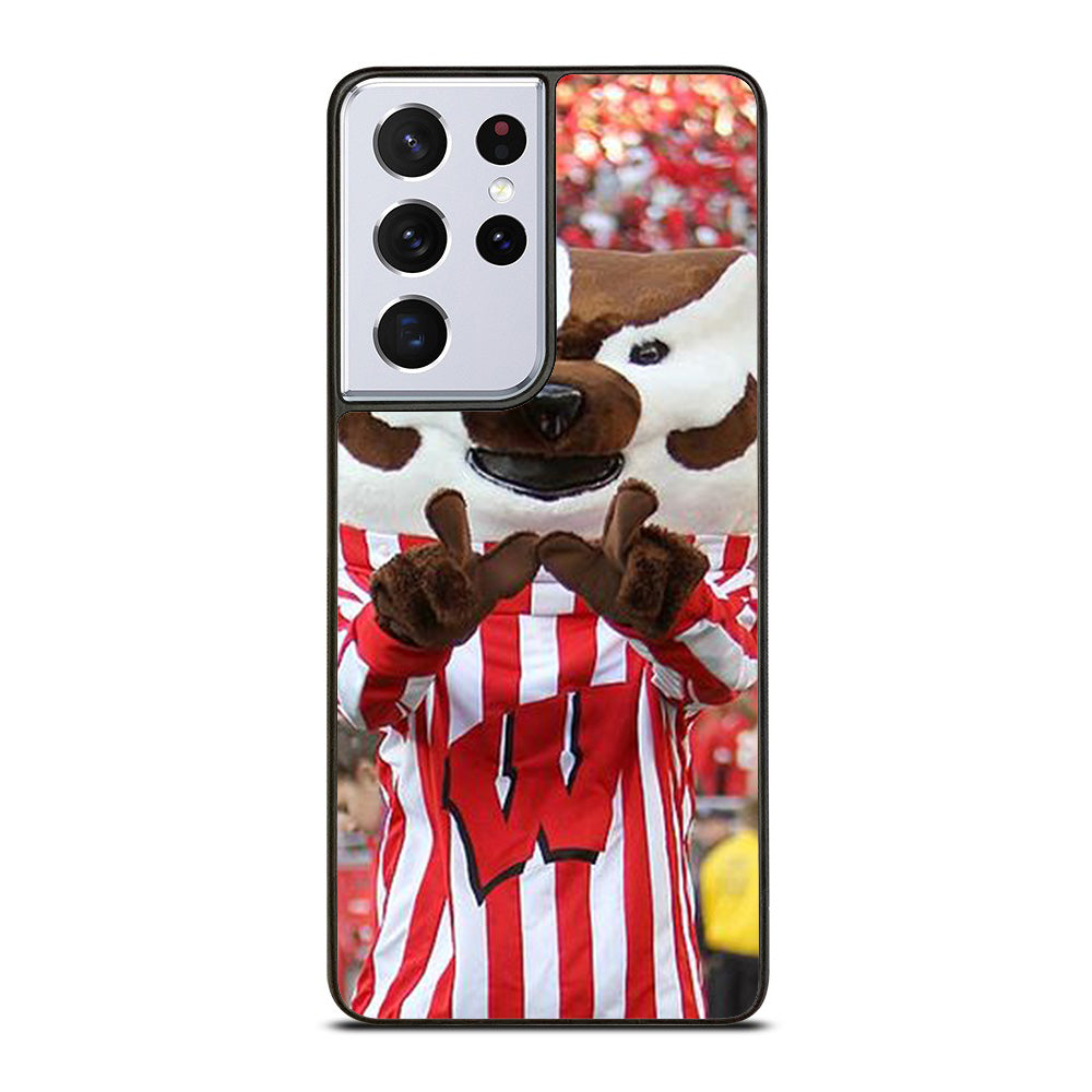 Wisconsin Mascot Image Samsung Galaxy S21 Ultra 5G Case