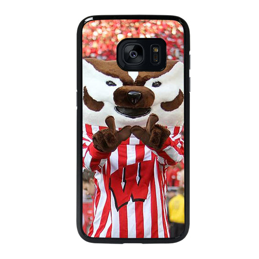Wisconsin Mascot Image Samsung Galaxy S7 Edge Case