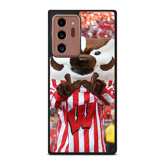 Wisconsin Mascot Image Samsung Galaxy Note 20 Ultra Case