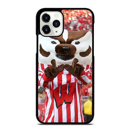 Wisconsin Mascot Image iPhone 11 Pro Case