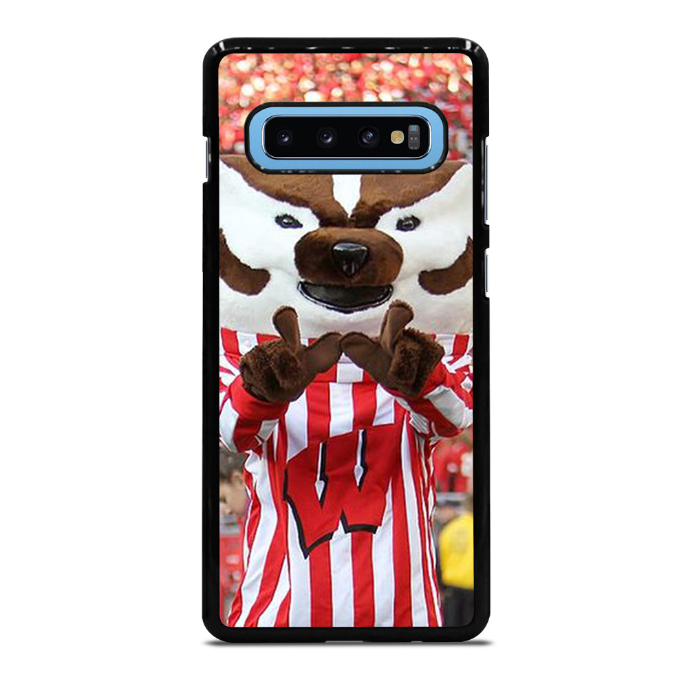 Wisconsin Mascot Image Samsung Galaxy S10 Plus Case