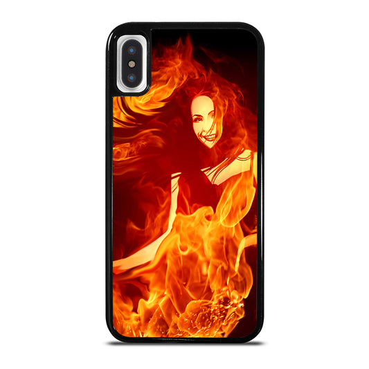 Woman In Fire iPhone X / XS Case