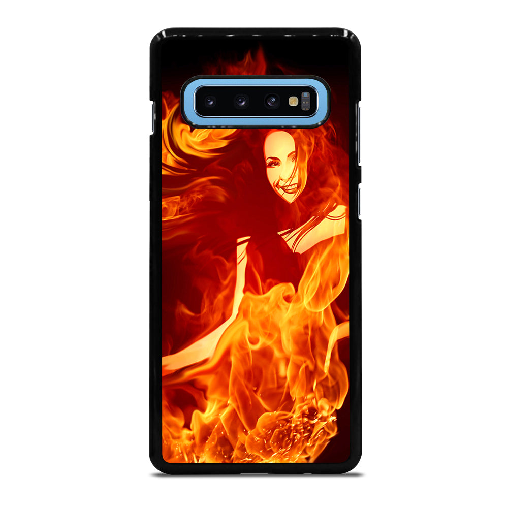 Woman In Fire Samsung Galaxy S10 Plus Case