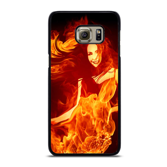 Woman In Fire Samsung Galaxy S6 Edge Plus Case