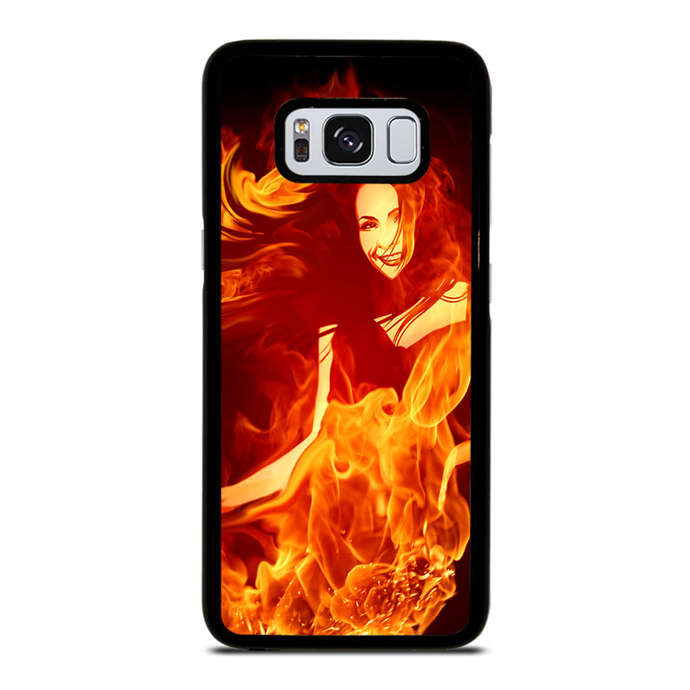 Woman In Fire Samsung Galaxy S8 Case