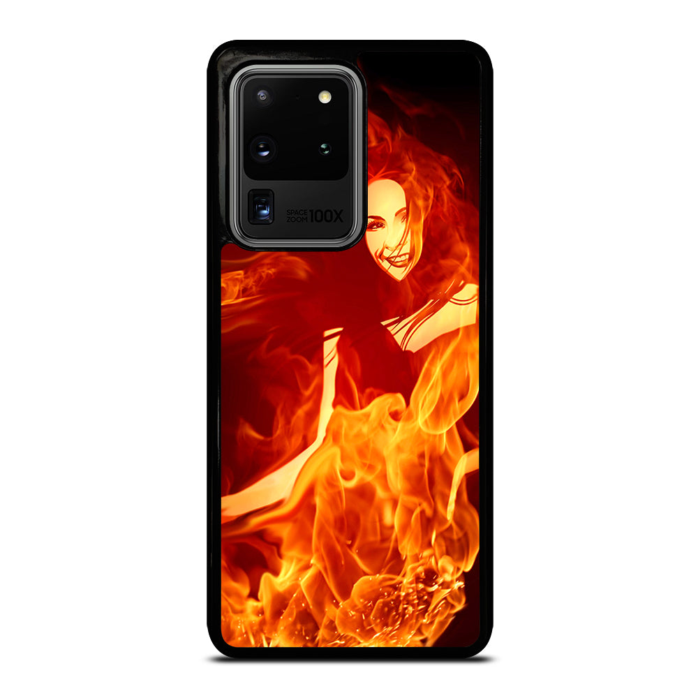 Woman In Fire Samsung Galaxy S20 Ultra / S20 Ultra 5G Case