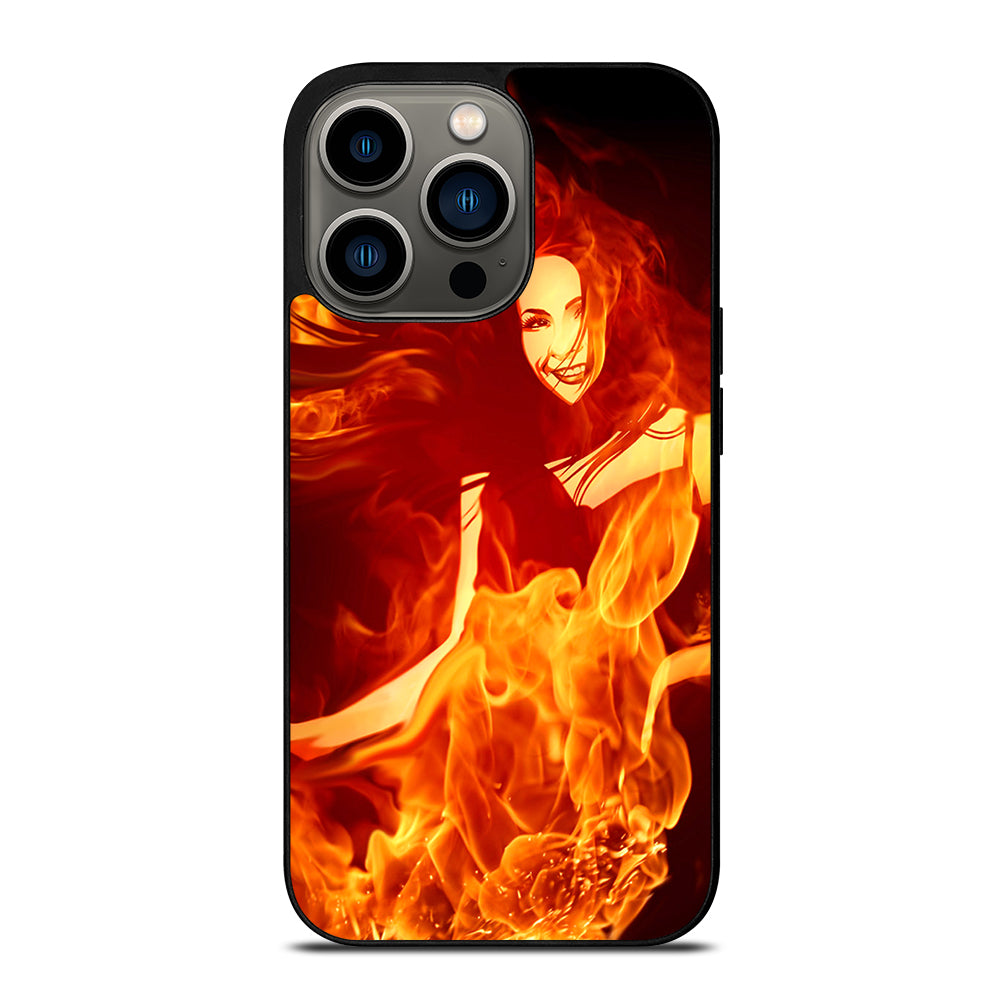 Woman In Fire iPhone 13 Pro Case