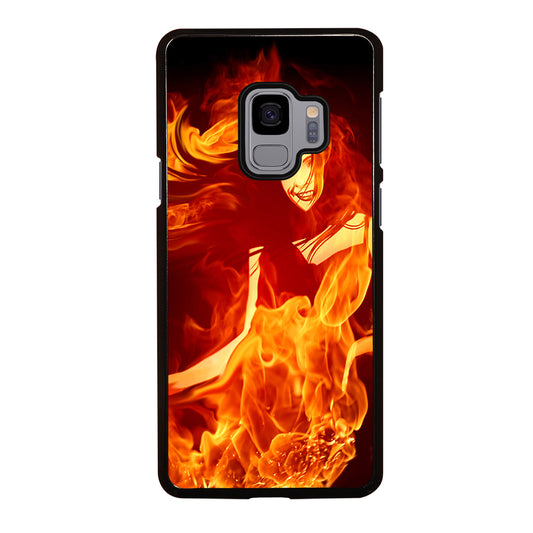 Woman In Fire Samsung Galaxy S9 Case