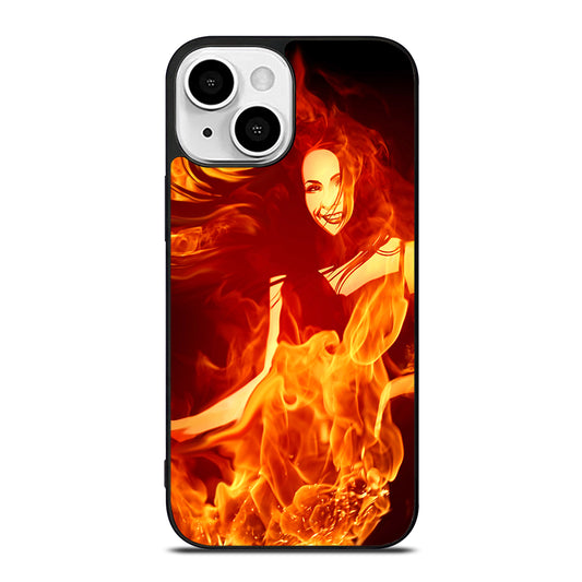 Woman In Fire iPhone 13 Mini Case