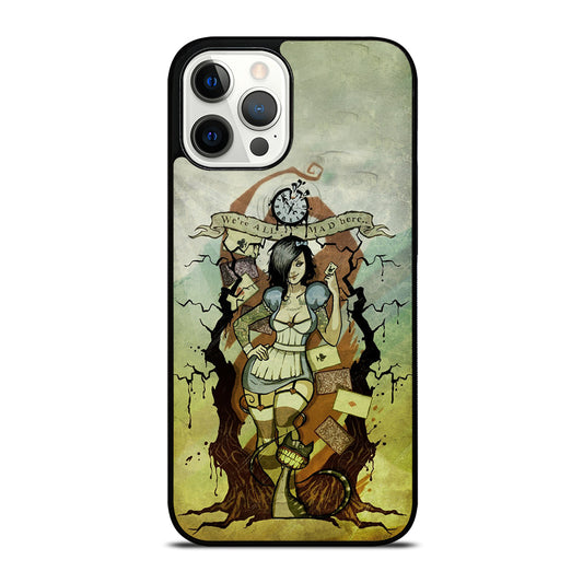 Zombie Alice In Wonderland iPhone 12 Pro Max Case