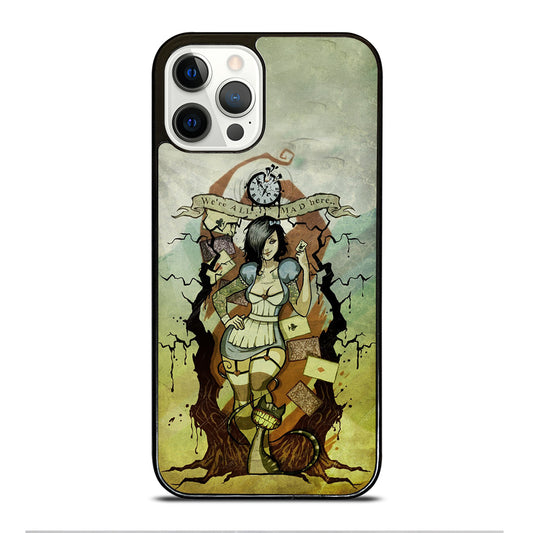 Zombie Alice In Wonderland iPhone 12 Pro Case