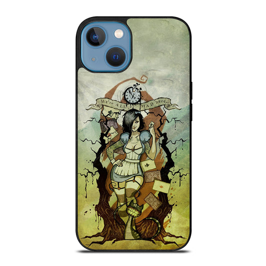 Zombie Alice In Wonderland iPhone 13 Case