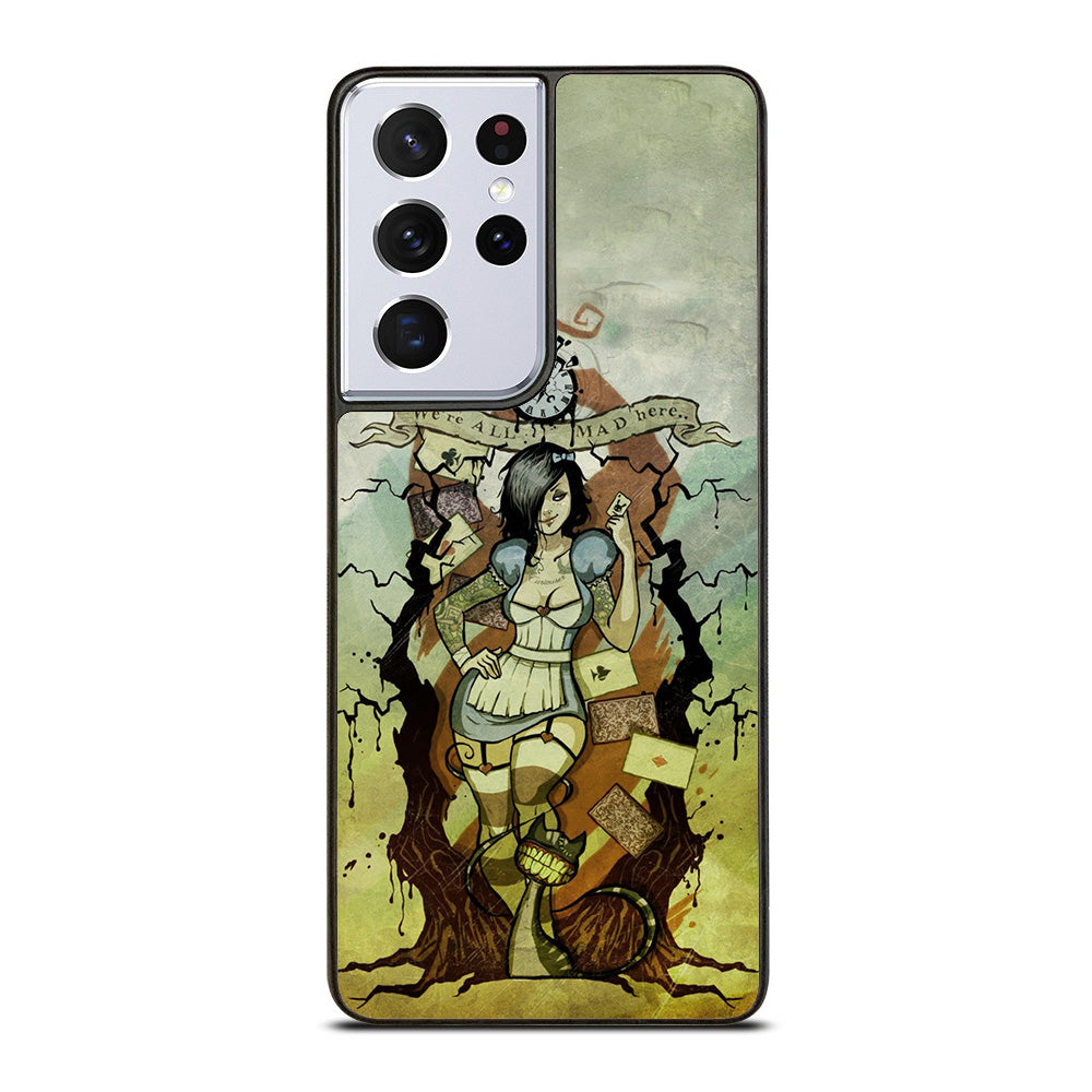 Zombie Alice In Wonderland Samsung Galaxy S21 Ultra 5G Case