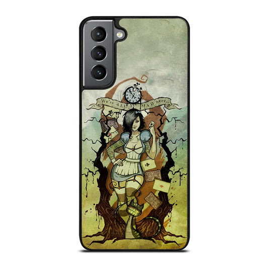 Zombie Alice In Wonderland Samsung Galaxy S21 Plus 5G Case